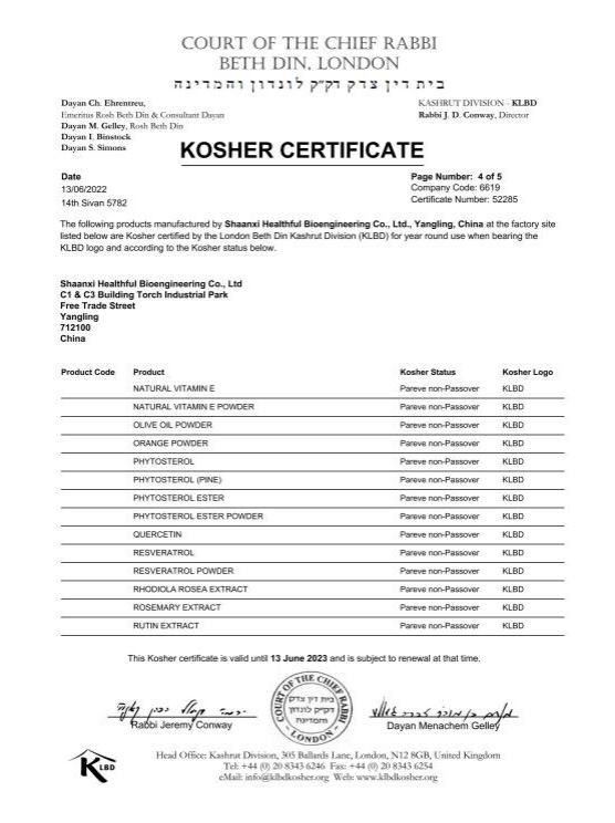 Plant Sterols Powder